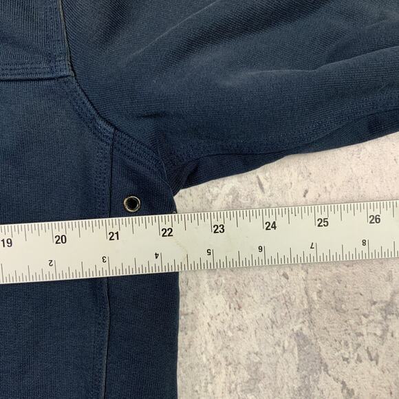 Polo Ralph Lauren Jacket Mens Medium Blue Letterman Varsity Hooded 1967 Casual - Picture 11 of 12